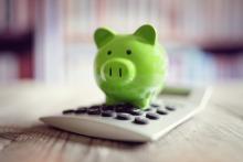 lourds d'argent piggy bank